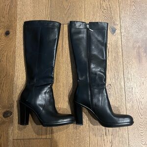 Genuine leather Tommy Hilfiger High Heel Boots size 7.5 M
